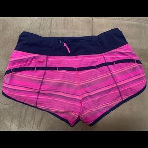 Lululemon speed shorts sz 2